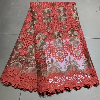 

2019 Latest African Lace Fabric 2019 High Quality African French Tulle Lace Fabrics With Stones Nigerian Laces Fabrics 5 Yards