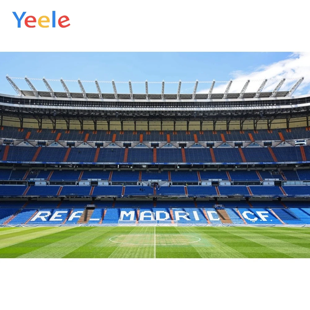 Yeele футбольное поле футбольный матч Реал Мадрид CF вечерние фотографии фоны Индивидуальные фотографии фоны для фотостудии