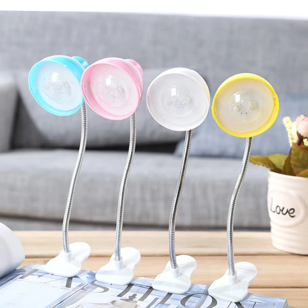 

Battery Powered Night Light LED 360 Degree Rotating Table Lamp Eye Protection Reading Book Lights for Children study