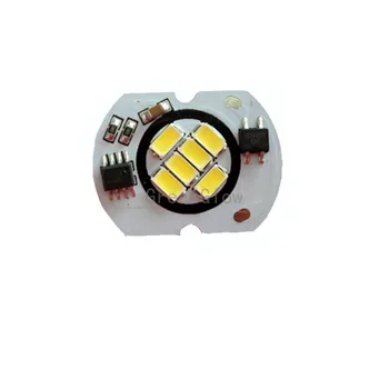 

10X New design Cree 6W 5730SMD with PCB Integrated IC light engine direct connect AC 220V free shipping