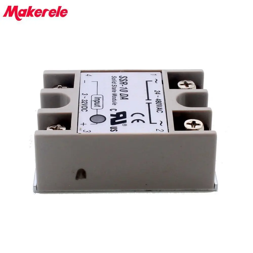 Твердотельное реле SSR 10DA 25DA 40DA релейный модуль ведущего бренда Makerele фактически 3 32
