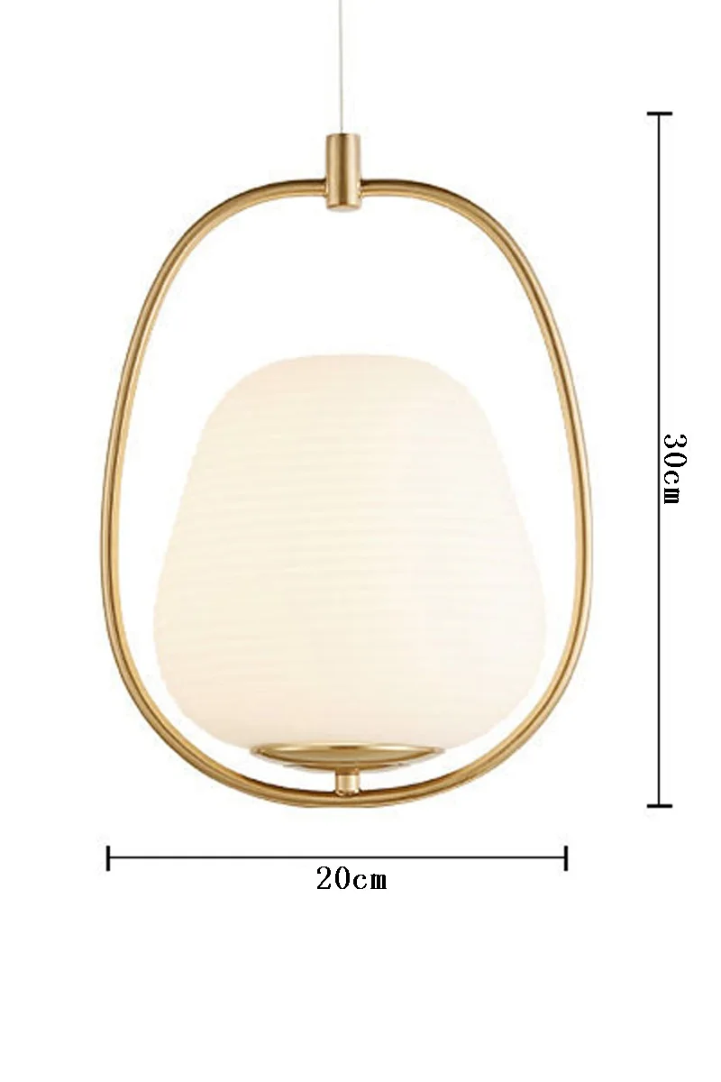 Nordic Pendant Lights Glass Lamp Fixtures luminaria Living room Bar Bedroom Postmodern Pendant Lighting lustre pendente8