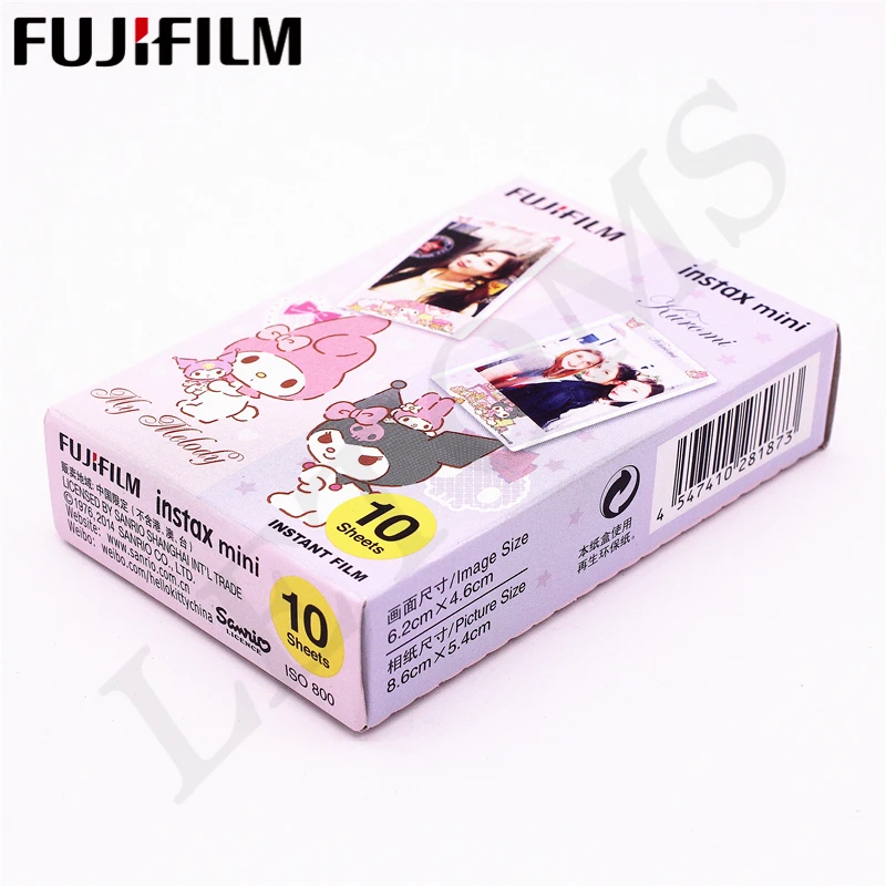 Оригинальная фотобумага Fujifilm 10 листов Instax Mini My Melody для камеры 8 7s 25 50s 90 9 SP 1