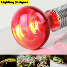 R80R95 Red Heat Lamp Bulb Infrared Heating Lamp Spot Basking Bulb 120V 220V 100W 150W Reptiles