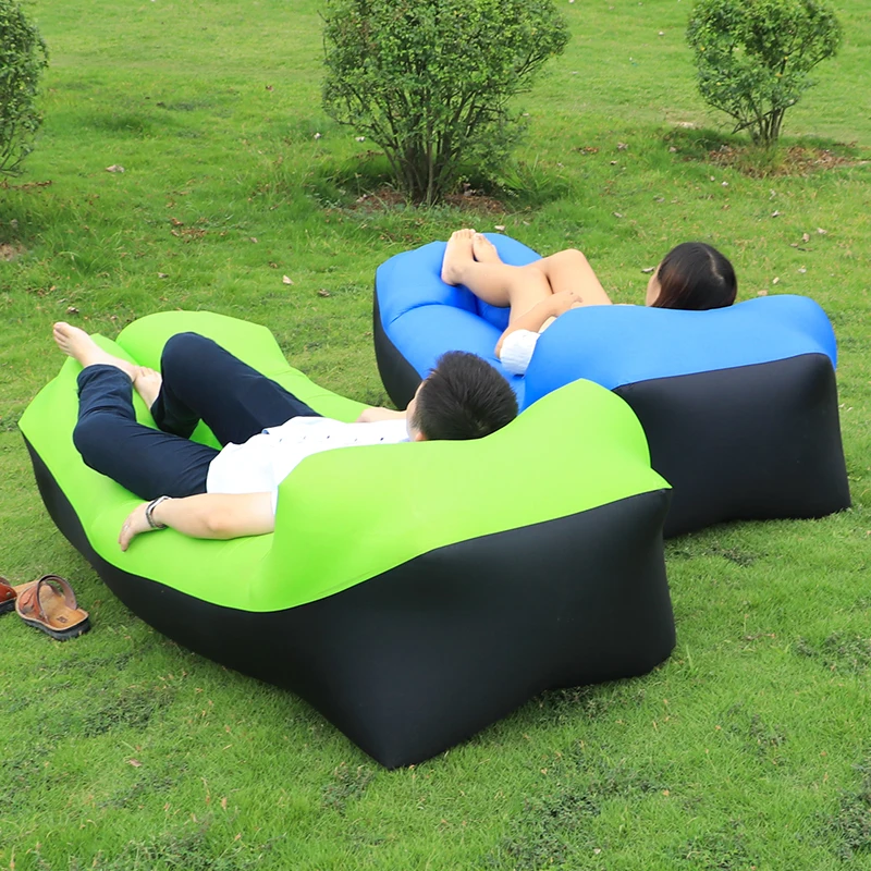 Chaise Longue Gonflable Pour Camping Et Plage - Léger, Portable, Supporte 200 Kg - Idéal Festivals Et Randonnée