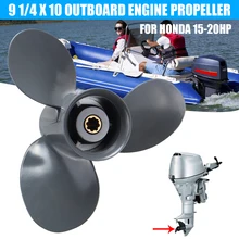 Audew Пропеллер для лодочного двигателя 9 1/4x10, пропеллер для подвесного двигателя для Honda 15-20HP