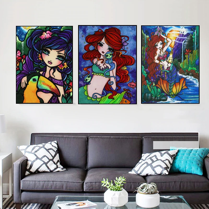DIY-Diamond-painting-Wall-Art-Decoration-Full-square-diamond-embroidery-3pcs-Ocean-Sunset-Beach-Seascape-Picture