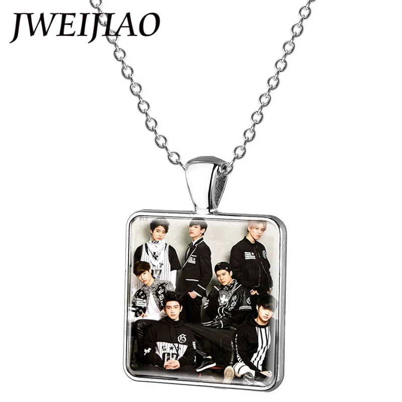 JWEIJIAO KPOP GOT7 Fly Hard Carry альбом ожерелье JB MARK Фото Подвеска цепочка аксессуары для