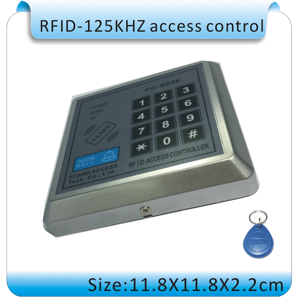 High quality FC S02EEM card password access controller card registered 1000 125KHZ ID card 50pcs ID