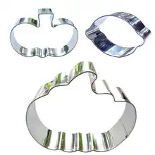 Тыквы, лимонный формы 3 шт. печенье резки формы, выпечки инструменты, украшения торта мягкие конфеты инструменты