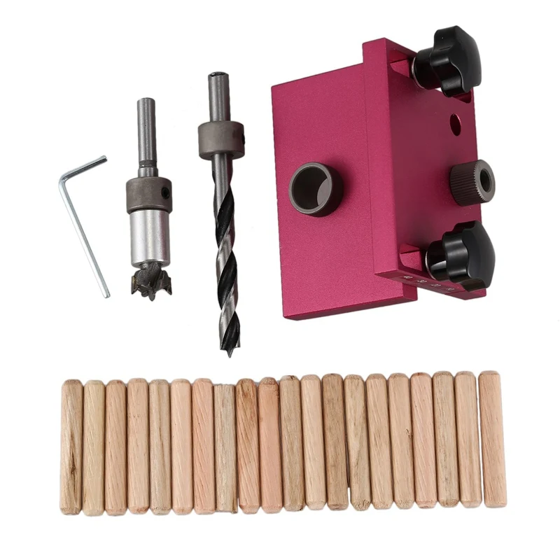 

Woodworking Tool Drilling Locator Tenon Hole Punchers Positioning Dowelling Jig S02 Drop Ship