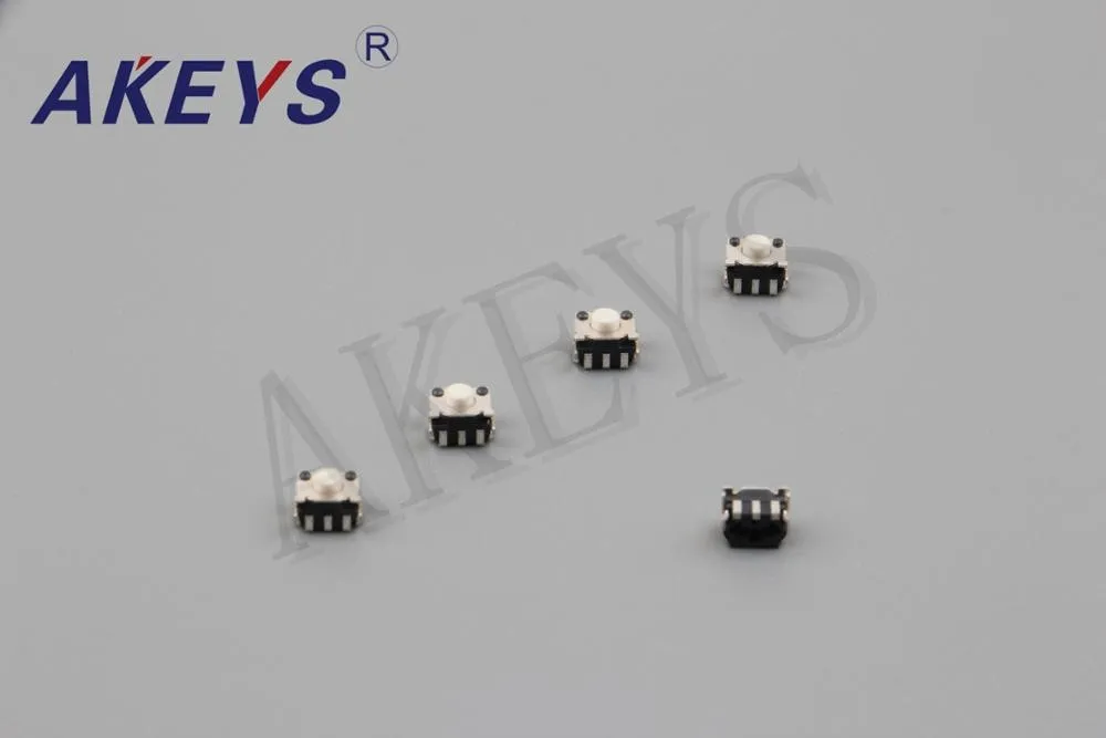 20PCS TS-A020 4*5*3.5H Smile face switch white head subminiature SMD/SMT type tact switch GF-2BH