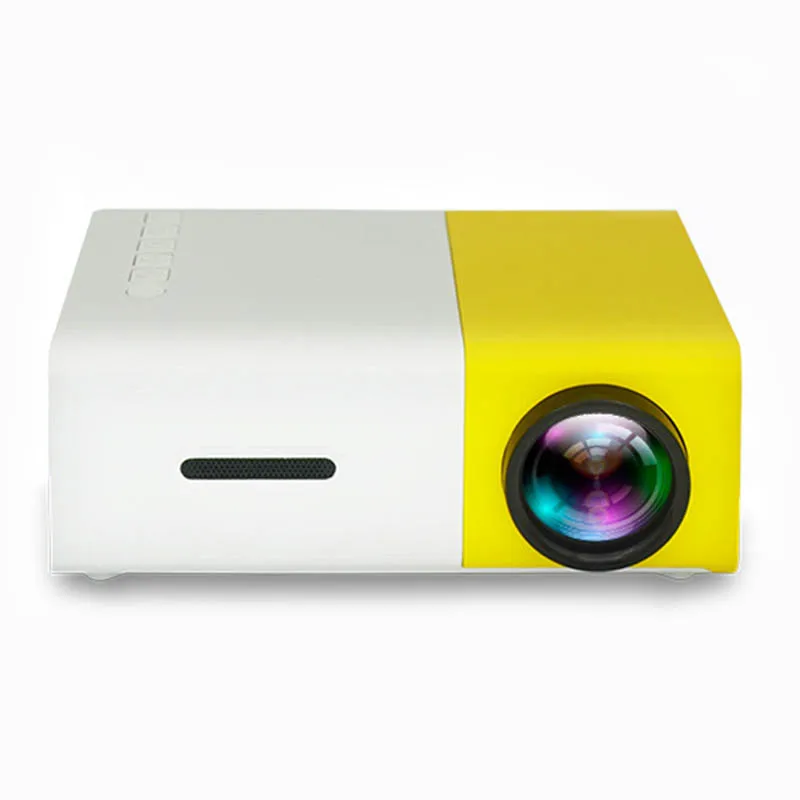 المحمولة جهاز عرض صغير HD 1080 P LCD الكمبيوتر المحمول مشغل الوسائط YG-300 USB المنزل أجهزة العرض المسرحية للفيديو/فيلم/لعبة السير متجر