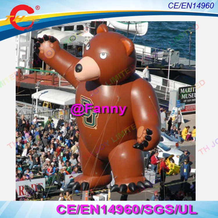 outdoor advertising lovely bear cartoon giant inflatable bear toys for