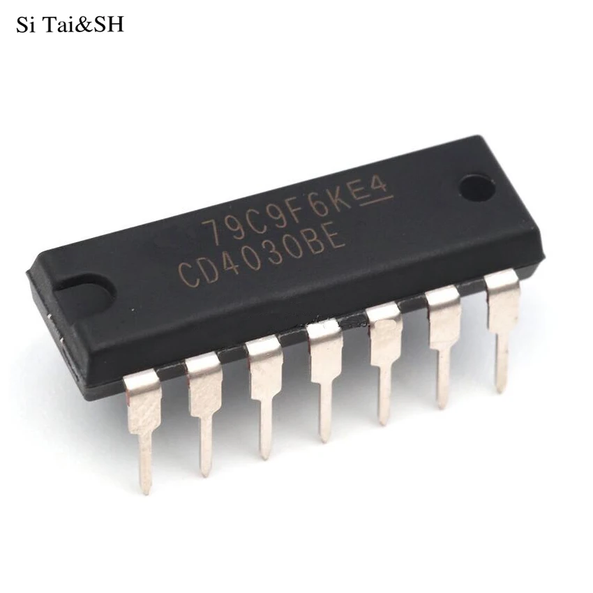 10pcs/lot CD4030BE CD4030 DIP14 new original Four different OR gate 2 ...