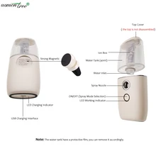 40 мл ионный паровой аппарат для лица USB увлажнитель косметический инструмент перезаряжаемый Нано опрыскиватель Mister для наращивания ресниц