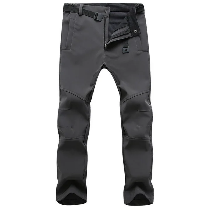 OnnPnnQ invierno impermeable de lana caliente esquí térmico Hombre Pantalones de las mujeres al aire libre senderismo transpirable caminata senderismo Deporte Pantalones
