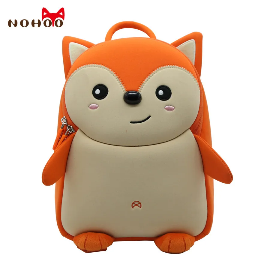 Nohoo Cute Fox Animal font b School b font font b Bag b font for Boys