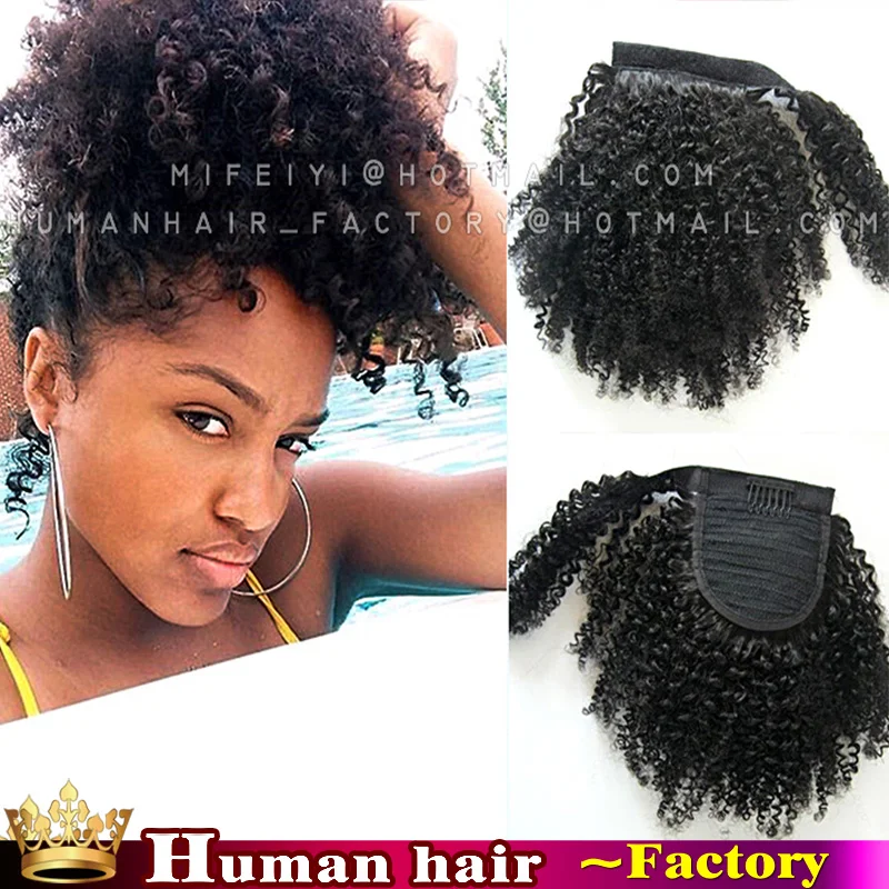 120g 140g Curly 100 Human Afro Ponytail Hair Extensions 120g 140g Curly 100 Human Afro Ponytail Hair Extensions Brazilian Remy Puffs Ponytails Humane Black Short Hairstyles On Aliexpress Alibaba