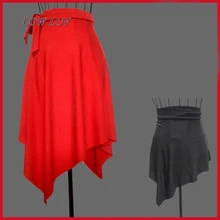 Новинка; разноцветная юбка для взрослых; платье для латинских танцев; юбка