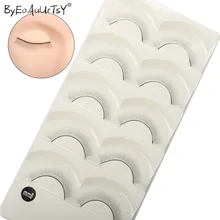 50 шт. Индивидуальные Накладные ресницы натуральный обучение ресницы для наращивания ресниц занятий для начинающих ресницы для обучения инструменты