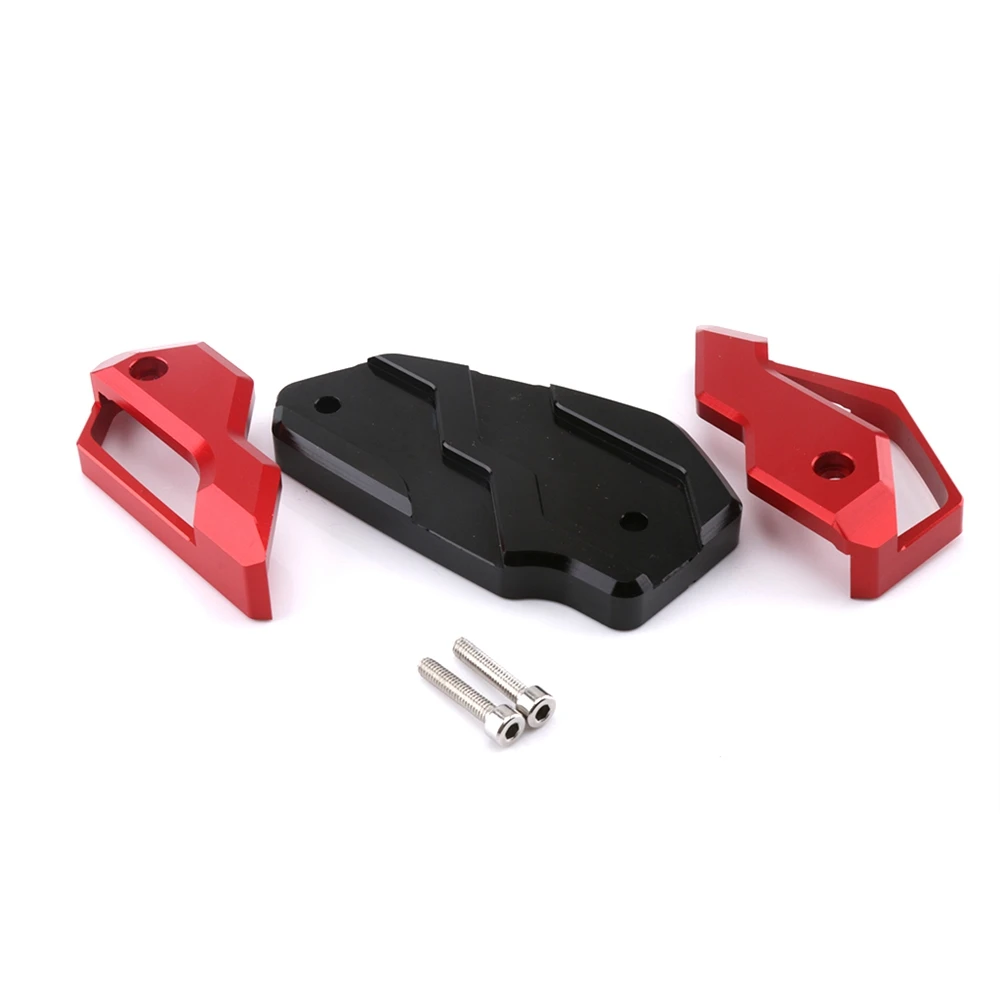 Red Motorcycle CNC Front Fluid Brake Reservoir Oil Cup Cap Cover For Kawasaki Ninja 650 650R ER4N ER6N Versys 650 Z800 Z650
