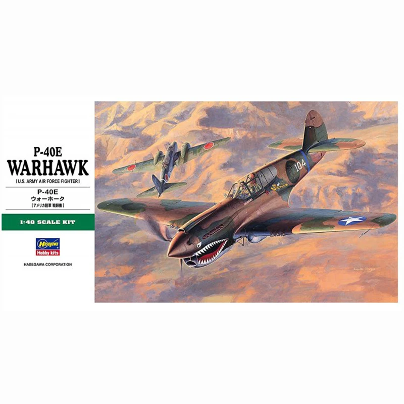 1/48 Hasegawa 09086 P-40E WARHAWK модель хобби