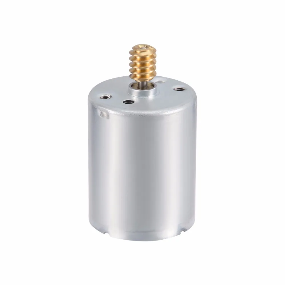 

UXCELL Small Motor DC 24V 6000RPM High Speed Motor for DIY Hobby Toy Cars Remote Control Silver Tone