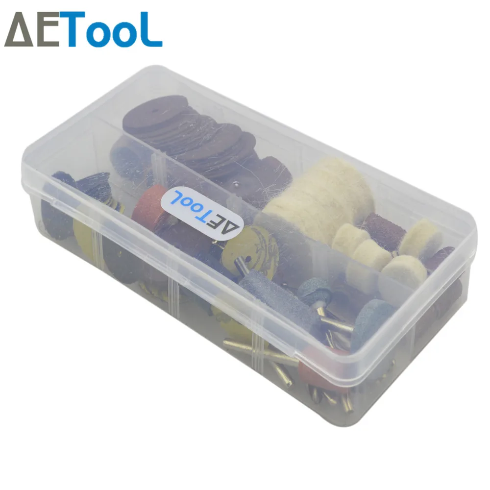 AETool 100 шт./компл. набор аксессуаров для вращающихся инструментов Dremel инструменты