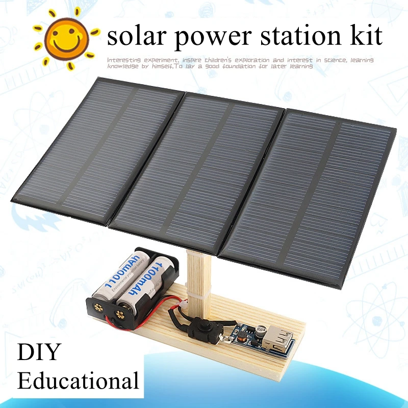 Buy DIY Solar Power Station Assembly Kit Children