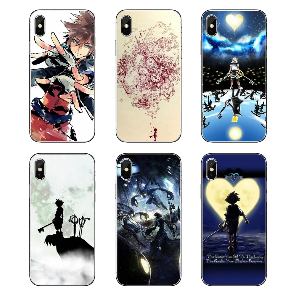 Для Nokia 2 3 5 6 8 9 230 3310 1 7 Plus аниме Kingdom Hearts игра Keyblades сора узор мягкий прозрачный