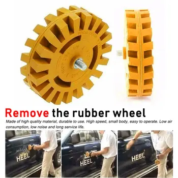 

Scratch Remover Wheel Decal Remover 1/4" Shank Rubber Eraser Wheel Quick Polishing Removal Tool For Car Stickers And Decals