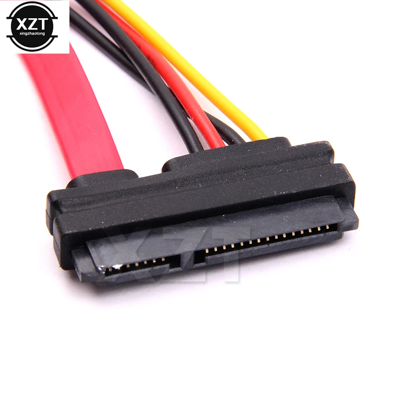 30cm SATA Combo 15 Pin Power and 7 Pin Data Cable 4 Molex to Serial ATA Lead cable molex to sata power adapter Sata Adapter Cable Sata Data Cable Sata Power Cable