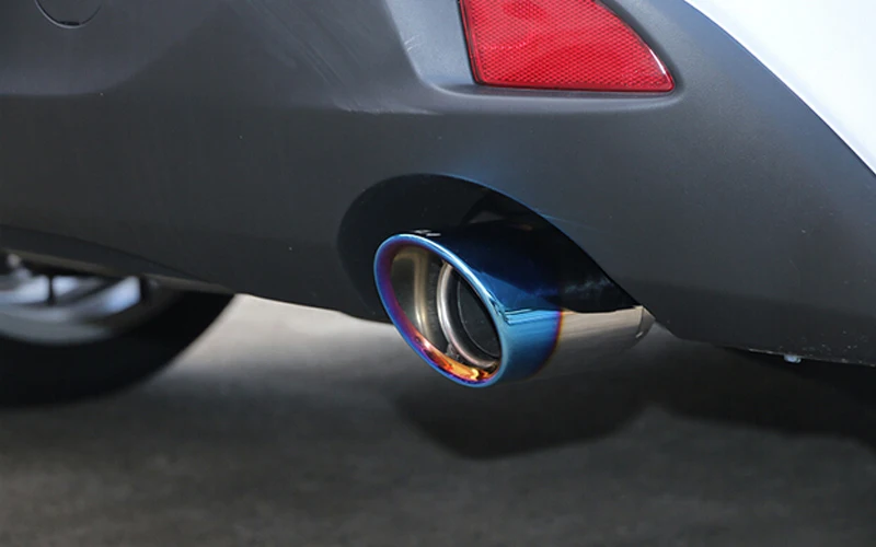 Для 2014 Mazda 3 AXELA M3 хэтчбек хвосте труба глушителя наконечник 2 шт.|tips exhaust|tip pipetip muffler