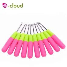 5 шт./лот 15,5 см Ручка инструмент крючком Крючки Вязание вязать кос Инструмент для вышивки Hair Products co., ltd для косы