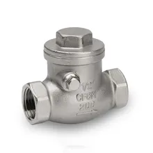 2 дюймов BSP Женский h14 качели проверка Клапан 304 Нержавеющая сталь dn50 невозвращенных Клапан cf8m