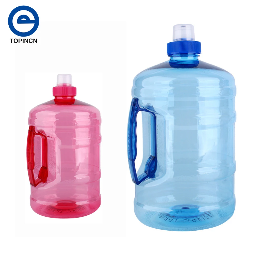 

New 1L/2L Big Size Large Capacity Water Bags Sports Cap Outdoor Travel Drink Kettle with Cap Gym Training Party Blue/ Red