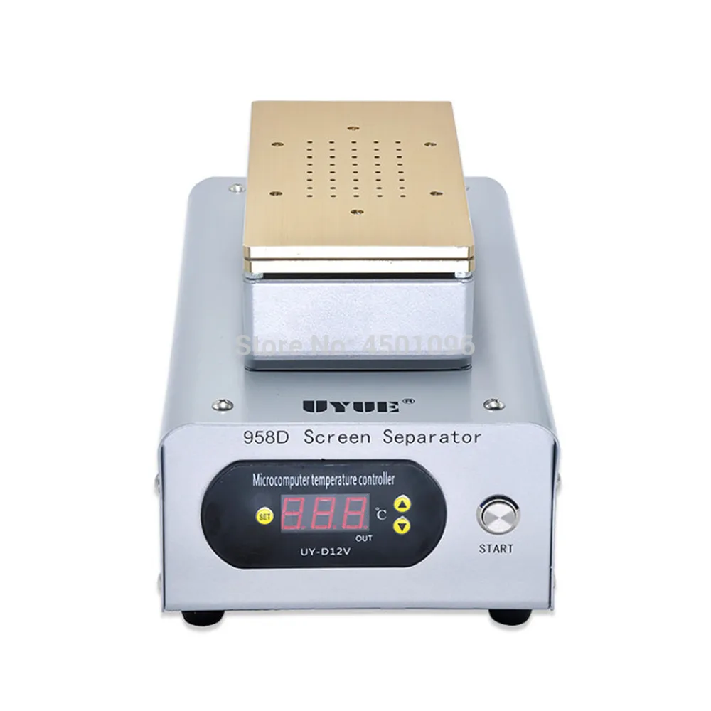

UYUE 958D 7 inch lcd heating separator amchine with two built in pump for iphone X damaged lcd screen repair cracked lcd remove