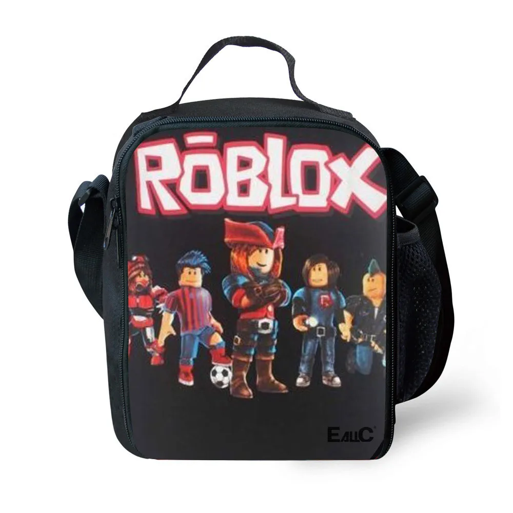 

Game Roblox Zipper Lunch Bag 3D Printed Good Insulation Cartoon Picnic Lunch Box Teenagers School Kids Best Gift Dropship