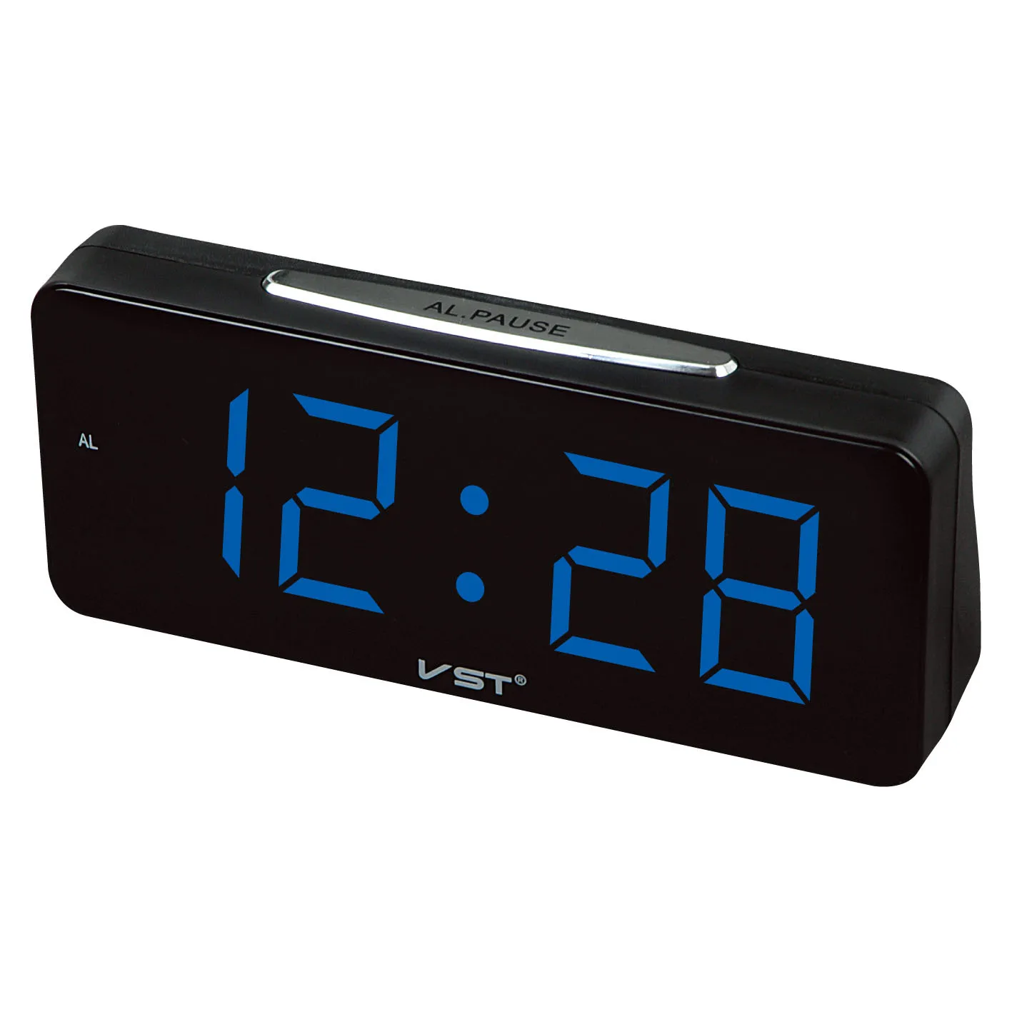 

with 1.8 Large Display Home Decor Digital LED Alarm Clock AC Power Table Clocks Led Big Numbers Electronic Desktop Clock