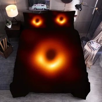 

Hot Universe Space Black Hole Bedding Set Bedspread Pillowcase Twin Full Queen King Single Double Size Duvet Cover Set For Gifts