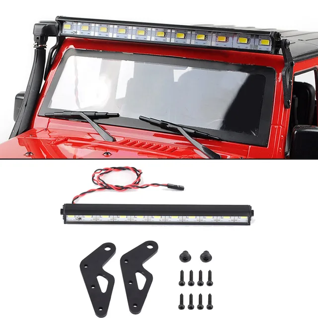 RC Car Roof LED Light Bar 11 LED Light Bar Bright Lamp With Installing