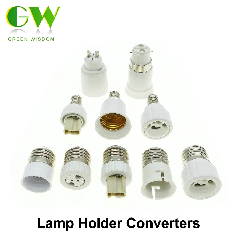

Lamp Holder Converters GU10 / G4 / G9 / MR16 / B22 / E14 to E27, E27 / GU10 / G9 to E14 Lamp Base High Quality