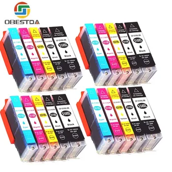 

Obestda Compatible 550 551 XL Ink Cartridge Replacement for Canon PGI-550XL PGI550 PGI 550 CLI551 for PIXMA IP7250 MG5450