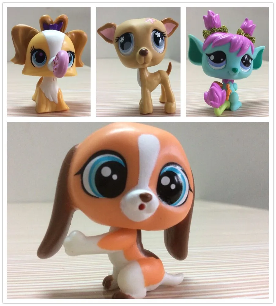 6pcs/set Genuine Original littlest pet shop PVC 5cm action figures LPS