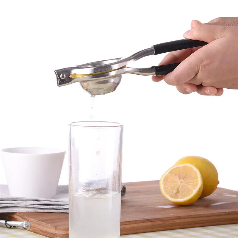 Профессиональный ручной для цитрусовых соковыжималка, соковыжималка для лимона с силиконовые ручки Высококачественная переработка соковыжималка для Лайма из нержавеющей стали