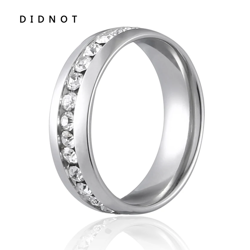 DIDNOT 3 color Never Fade Gold Color 316l Stainless Steel Ring Titanium