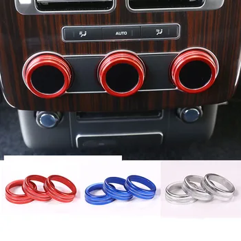

3pcs/set Car Interior Accessories For Range Rover Sport for Range Rover Vouge2014 2015 2016 2017 Rear air conditioning knob trim
