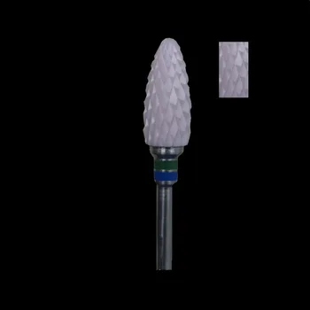 

Bullet Shapel - Pink Zirconia Ceramic Dental Lab Burs - Cross Cut