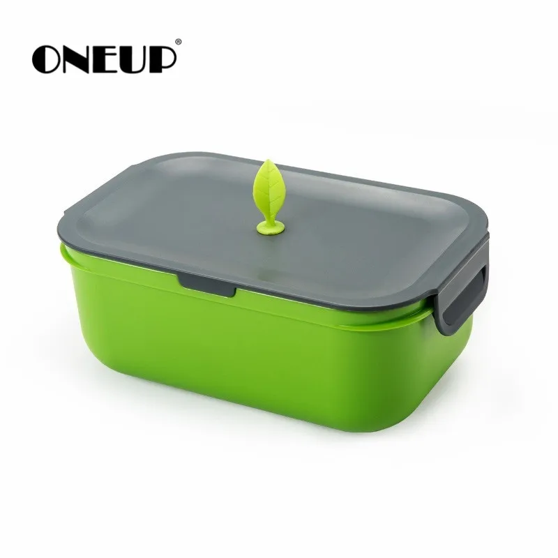 

ONEUP Lunch Box PP/Silicone Food container eco-friendly healthy BPA free Portable bento box for kids school picnic Microwavable